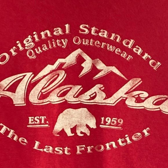 Vintage Alaska The Last Frontier Tee Shirt - Picture 3 of 12